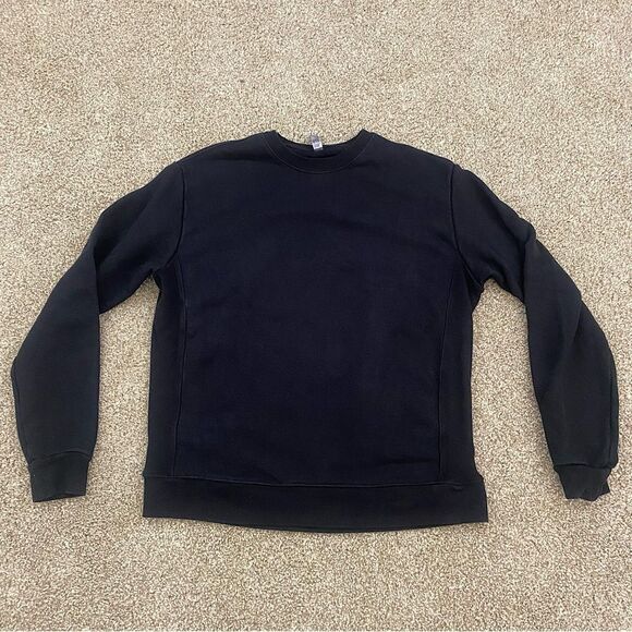 Heavy Terry Heavyweight Cotton Crew Sweatshirt Men's L - Picture 1 of 4